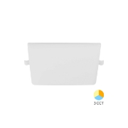 Imagine SPOT LED PATRAT ST 24W 2500lm 3in1 ALB REGLABIL IP20