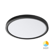 Imagine PLAFONIERA LED 45W 3IN1 IP40 NEGRU JADE RND SLR