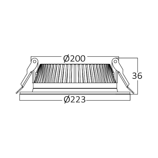 Imagine SPOT LED ROT ST 24W 3000K 223MM FATON NEGRU