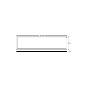 Imagine LED PANEL APLICABIL 50W D:30x120 ALB 4000K,BR PLUS