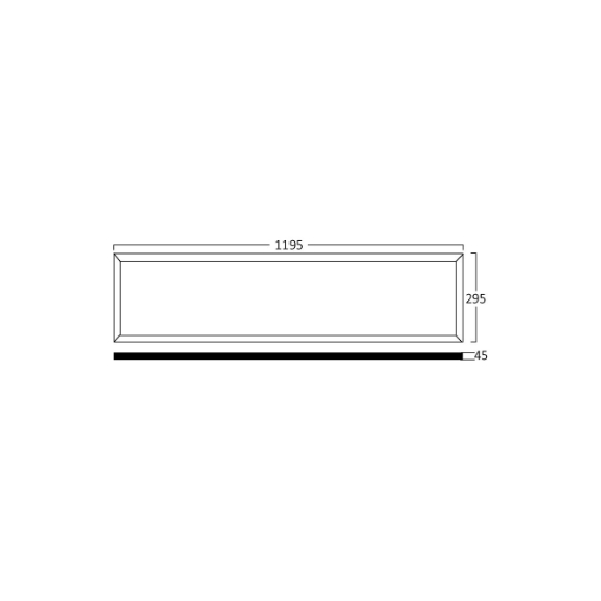 Imagine LED PANEL APLICABIL 50W D:30x120 ALB 6500K,BR PLUS