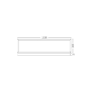 Imagine LED PANEL APLICABIL-BACKLITE-SRC 50W 300x1200 ALB 3in1