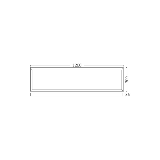 Imagine LED PANEL APLICABIL-BACKLITE-SRC 50W 300x1200 ALB 3in1