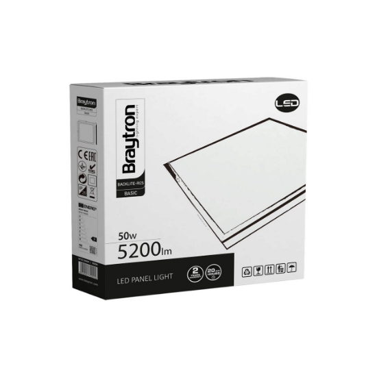 Imagine LED PANEL INCASTRAT 50W 5200LM D:60x60 ALB 3000K