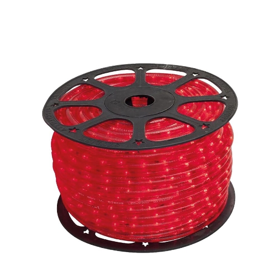 Imagine TUB LUMINOS LED D:13mm 2CANAL ROSU 240V IP44 50M/ROLA