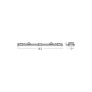 Imagine CORP NEON ETANS PT TUB LED 1X60CM SG-ABS+PC ALIMENTARE 1CAP