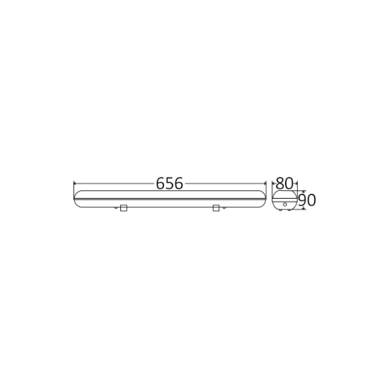 Imagine CORP NEON ETANS PT TUB LED 1X60CM ALIMENTARE 2CAP