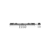 Imagine CORP NEON ETANS PT TUB LED 2X150CM ALIMENTARE 1CAP