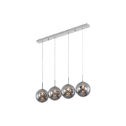 Imagine PENDUL LINIAR S003S-4H-4xG9-SMK STICLA