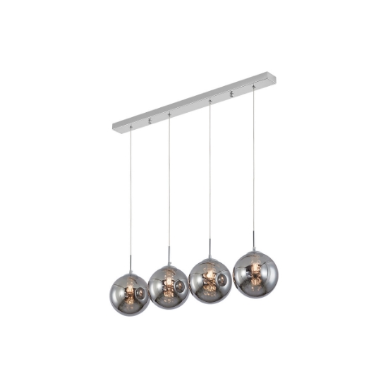 Imagine PENDUL LINIAR S003S-4H-4xG9-SMK STICLA