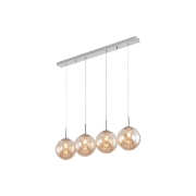 Imagine PENDUL LINIAR S003S-4H-4xG9-STICLA AURIU