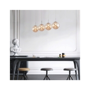 Imagine PENDUL LINIAR S003S-4H-4xG9-STICLA AURIU