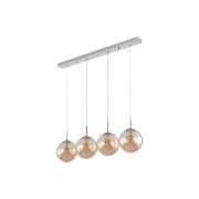Imagine PENDUL LINIAR S003S-4H-4xG9-STICLA AURIU