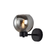 Imagine LAMPA DE PERETE S005W-1H-1xE27-SMK STICLA