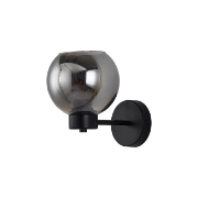 Imagine LAMPA DE PERETE S005W-1H-1xE27-SMK STICLA