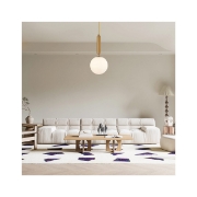 Imagine PENDUL S006R-1H-1xG9-AURIU STICLA