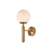 Imagine LAMPA DE PERETE S006W-1H-1xG9-AURIU STICLA