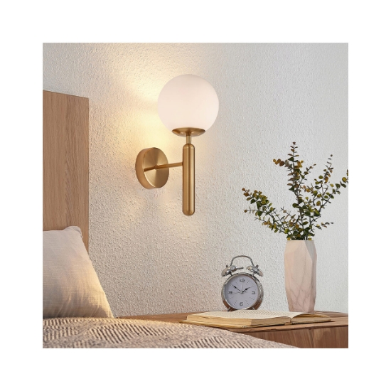 Imagine LAMPA DE PERETE S006W-1H-1xG9-AURIU STICLA