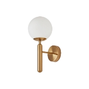 Imagine LAMPA DE PERETE S006W-1H-1xG9-AURIU STICLA