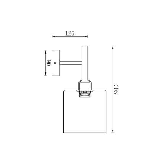 Imagine LAMPA DE PERETE S007W-3H-1xE27-ARGINTIU STICLA