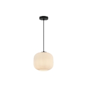 Imagine PENDUL S009R-1H-1xE27-OPAL-NEGRU