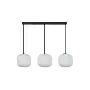 Imagine PENDUL LINIAR S009S-3H-1xE27-OPAL-NEGRU