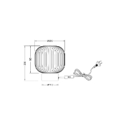 Imagine LAMPA DE MASA AMBIENTALA S009T-1H-1xE27-OPAL-NEGRU