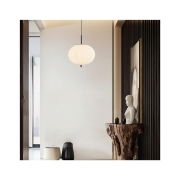 Imagine PENDUL S011R-1H-1xE27 OPAL STICLA ELIPTIC