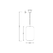 Imagine PENDUL S011R-1H-1xE27 OPAL STICLA CILINDRU