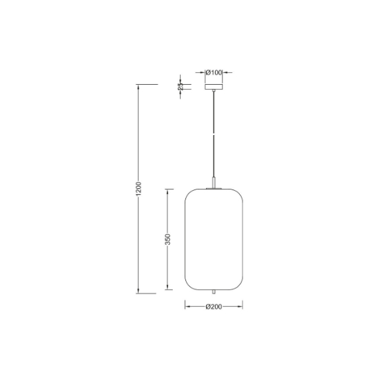 Imagine PENDUL S011R-1H-1xE27 OPAL STICLA CILINDRU