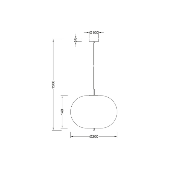 Imagine PENDUL S011R-1H-1xE14 OPAL STICLA ELIPTIC