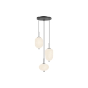 Imagine PENDUL TRIUNGHI S011R-3H-3xE14 OPAL STICLA MIXT