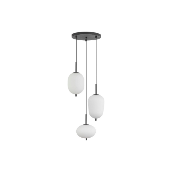 Imagine PENDUL TRIUNGHI S011R-3H-3xE14 OPAL STICLA MIXT