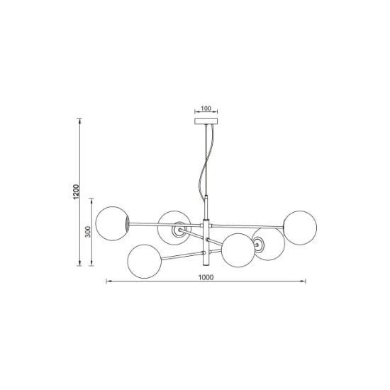 Imagine PENDUL S012R-6H-6xG9-STICLA
