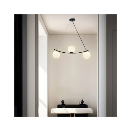 Imagine PENDUL S013R-3H-3xG9-OPAL STICLA
