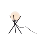 Imagine LAMPA DE MASA S013T-1H-1xG9-OPAL NEGRU STICLA