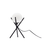 Imagine LAMPA DE MASA S013T-1H-1xG9-OPAL NEGRU STICLA