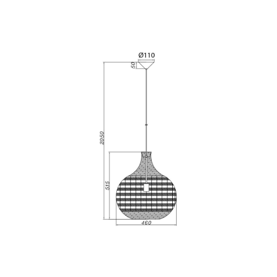 Imagine PENDUL D003R-1H-1xE27 PARA RATAN
