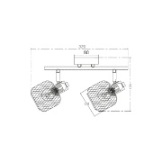 Imagine LAMPA DE PERETE W001C-2H-2xE14-WDN