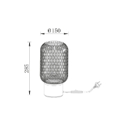 Imagine LAMPA DE PERETE W001T-1H-1xE27-WDN