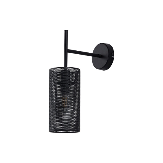 Imagine LAMPA DE PERETE W002W-1H-1xE14-NEGRU WIRING