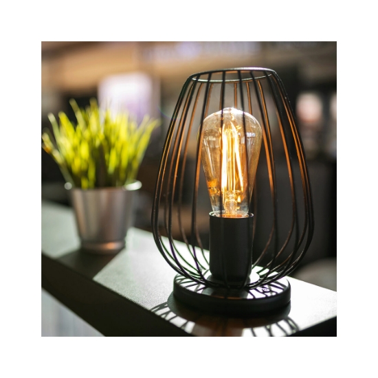 Imagine LAMPA DE PERETE W005T-1H-1xE27-NEGRU