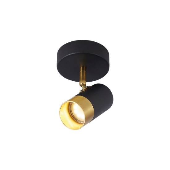Imagine LAMPA DE PERETE G002C-1H-1xGU10-AURIU-NEGRU