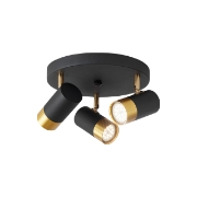 Imagine LAMPA DE PERETE G002C-3H-3xGU10-AURIU-NEGRU