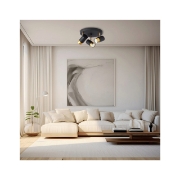 Imagine LAMPA DE PERETE G002C-3H-3xGU10-AURIU-NEGRU