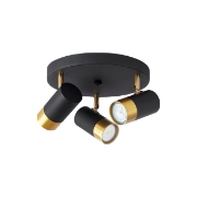 Imagine LAMPA DE PERETE G002C-3H-3xGU10-AURIU-NEGRU