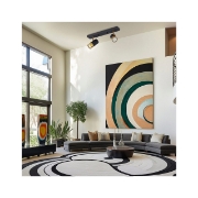 Imagine LAMPA DE PERETE G002C-2H-2xGU10-AURIU-NEGRU