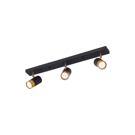 Imagine LAMPA DE PERETE G002C-2H-3xGU10-AURIU-NEGRU