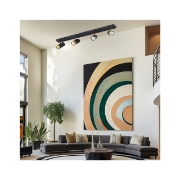 Imagine LAMPA DE PERETE G002C-4H-4xGU10-AURIU-NEGRU