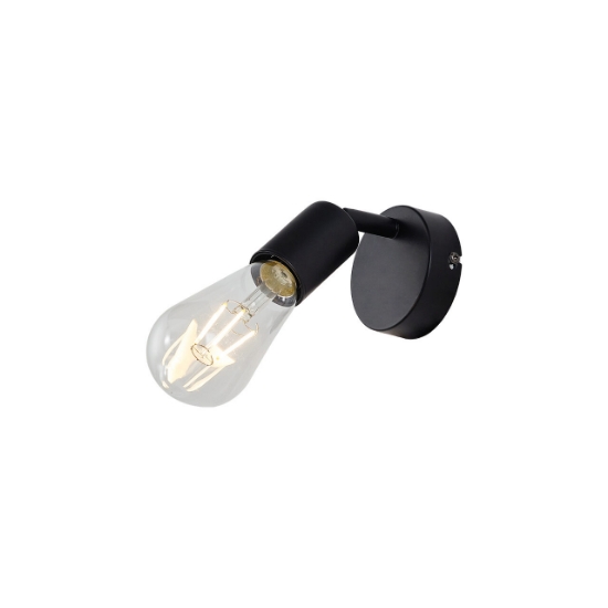 Imagine LAMPA DE PERETE G003C-1H-1xE27-NEGRU
